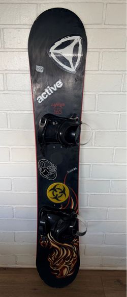 Lamar Dragon 163 Snowboard + Morrow Invasion Bindings – Very Good Used Condition