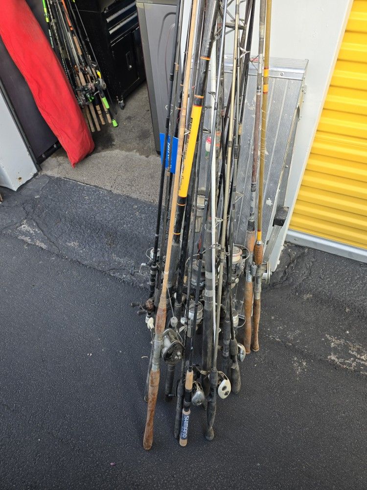 Assortment Of Fishing Rods