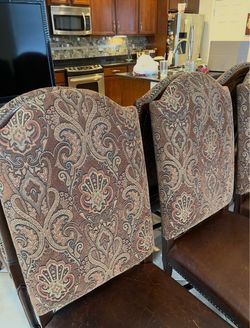 8 Beautiful elegant wood dining chairs