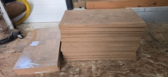Cork Floor Tiles – Large Lot 200sq ft