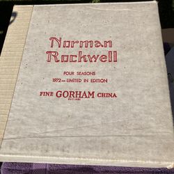 Norman Rockwell Plates - Original Packaging