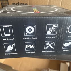 GTBriter LED Pool Light – Smart APP Control, Waterproof RGB, Music Sync