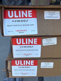 Uline Industrial Shelving Units (3) - NEW IN BOX - 48x24x84"