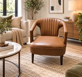 New modern leather chair