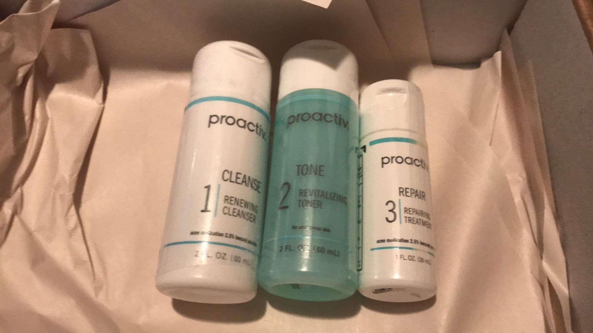 Proactive acne  treatment