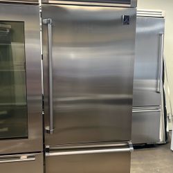 HESTAN 36”WIDE BUILT IN BOTTOM FREEZER REFRIGERATOR 