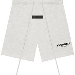 Fear of God Essentials Shorts – Light Oatmeal – Size Small – New