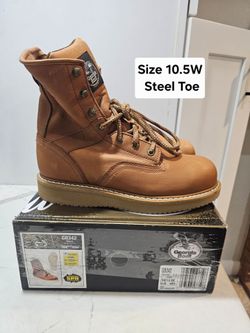 Georgia Boot G8342 Steel Toe Work Boot Size 10.5W