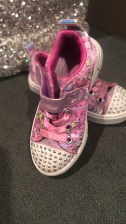 Fashion light up girls sneakers
