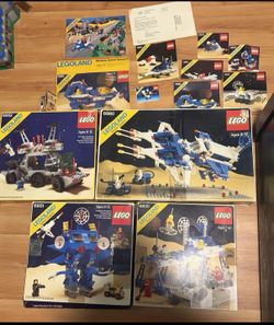 Vintage LEGO Space Classic Lot 6(contact info removed) 6(contact info removed) Boxes Manuals Minifigs 75-80%