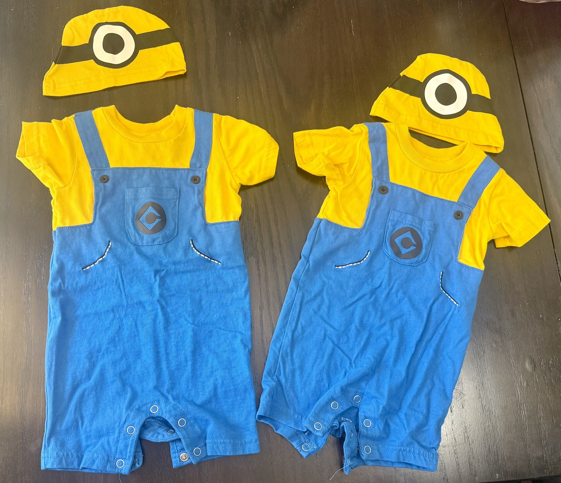 Universal Studios Minions Baby Costumes - New, Never Worn!
