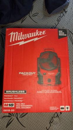 Milwaukee packout fan