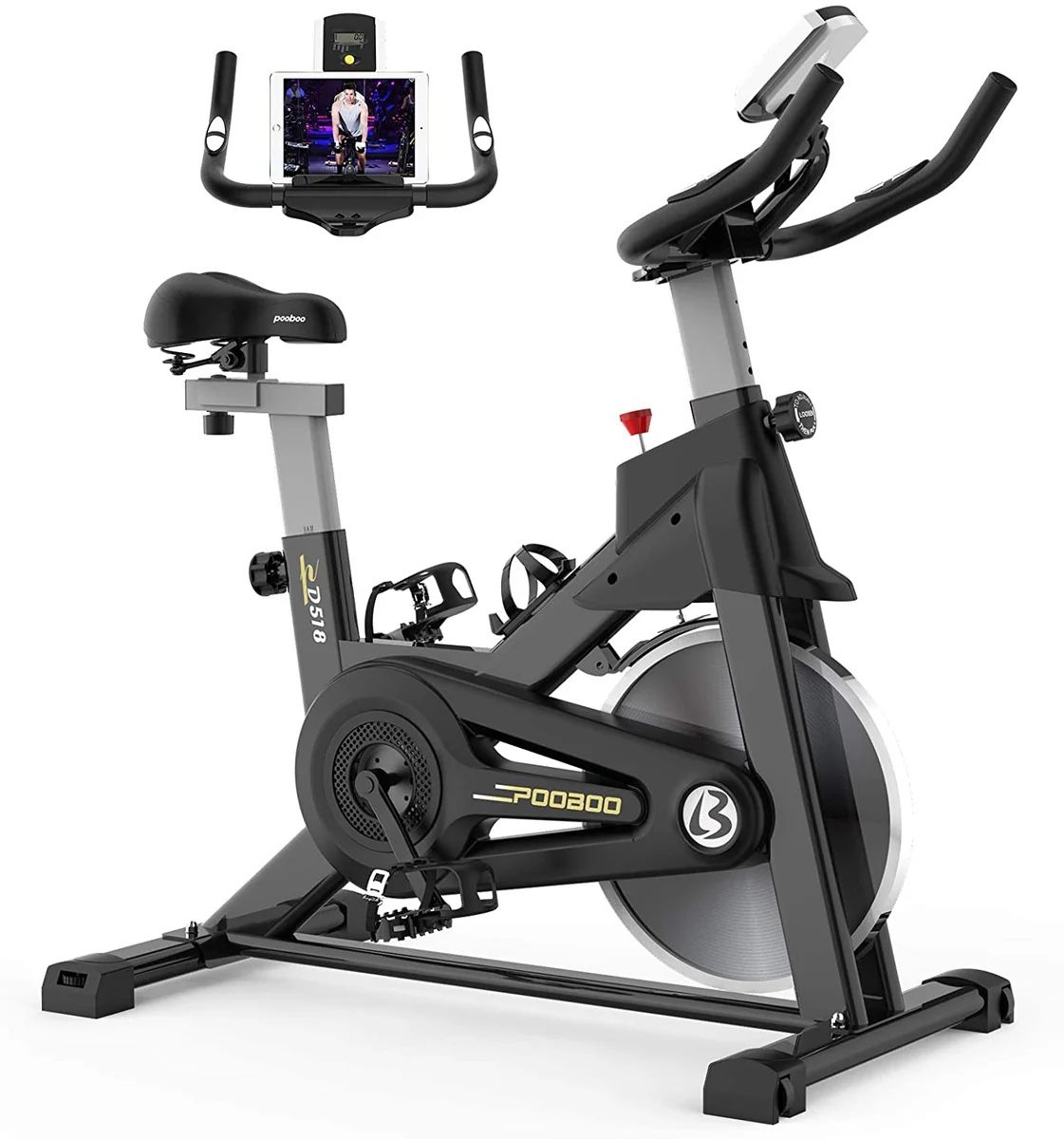 MAGNETIC RESISTANCE INDOOR STATIONARY CYCLING EXERCISE BIKE - D518
