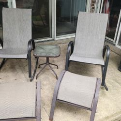 Patio Rocking Chair Set