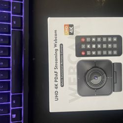 4k webcam And Premium USB mic