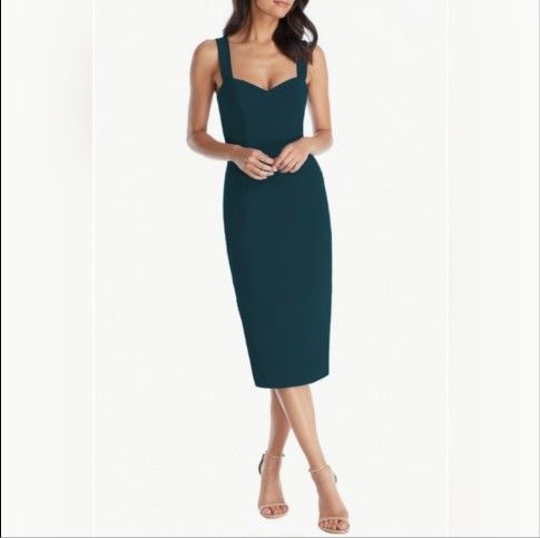 Dress the Population - Nicole Sweetheart Neck Cocktail Dress