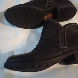 Natural Soul Brisha Black Synthetic Ankle Boots Women's Size 8M