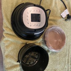 Instant Pot Air Fryer Lid 6qt - Complete Set with Extras! 