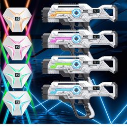 Laser Tag Rechargeable, Lazer Tag Guns for Kids Gifts for Teens & Adults, Family Games and Teenage Group Activity Outdoor Cool Toy, Ages for 8 9 10 11
