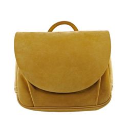 NEW Beige THE J. PETERMAN COMPANY Large Leather Mailbag Dead Stock