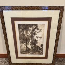 Limited edition etching 'Edge of the Forest' by Michael Koehler (1814), #159/350