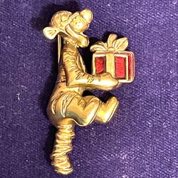 Disney Tigger Holiday Brooch