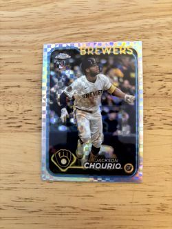 2024 Topps Chrome Update Series X-Factor Jackson Chourio Rc 