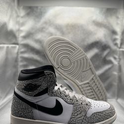 Air Jordan 1 high white cement