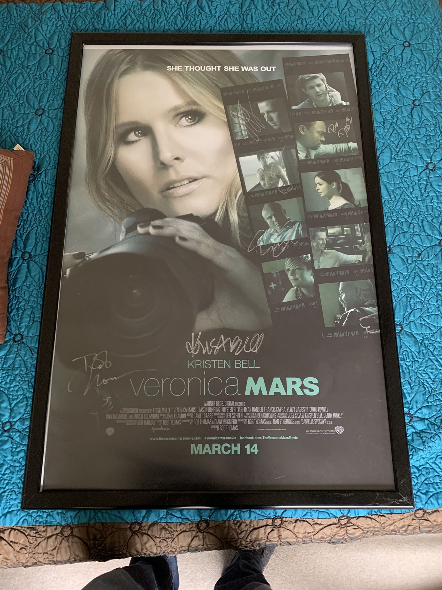 Signed Veronica Mars movie poster