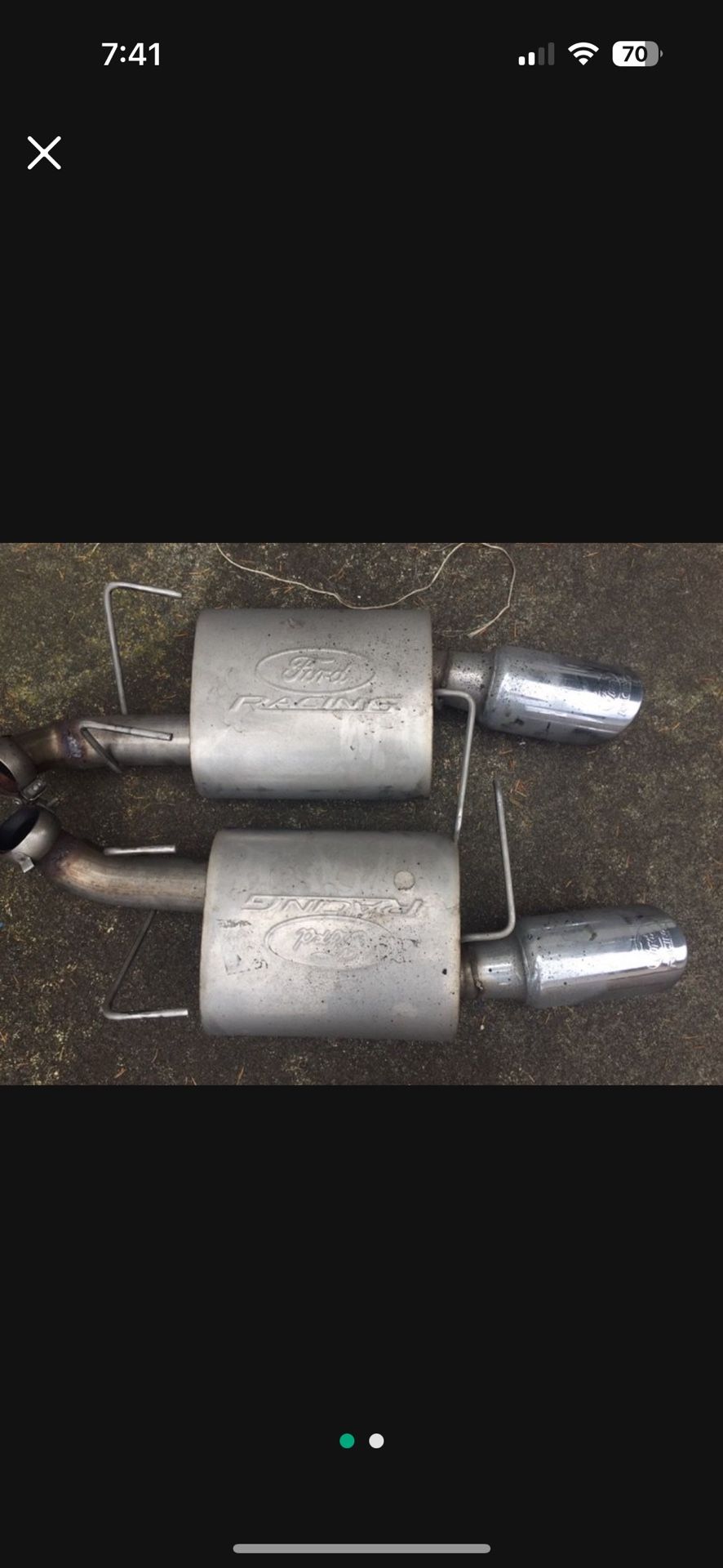 2011-14 Mustang V6 Ford racing touring exhaust