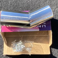 LI HONG Stainless Steel MUFFLER TAIL PIPE 6.5 inch long ( Brand New )