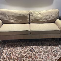 EJ Victor Tan Cloth Couch $100