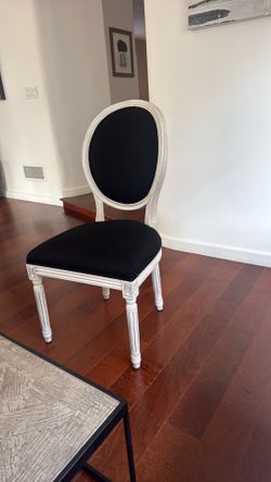 Restoration Hardware Teen Limited Edition Louis XVI Vanity Chair | Silver Sequin Accent Chair