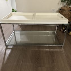 White IKEA Table 