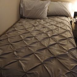 Twin Bed With 7 Inch Foam Mattress