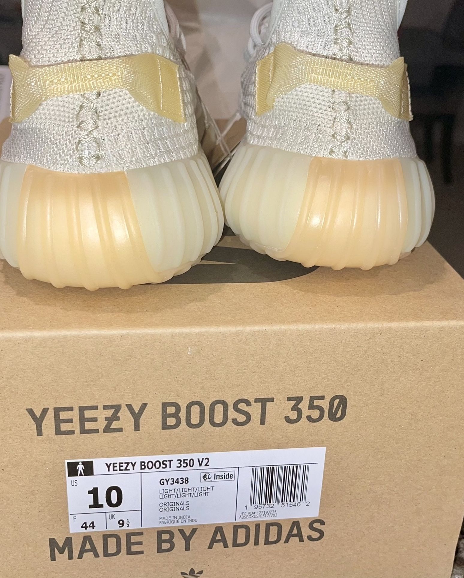 Adidas Yeezy Boost 350 V2 Light Light Light