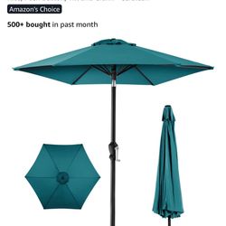 2 Blue 10ft Umbrellas 