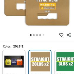 PETAC GEAR Tactical Weights Plates For Weighted Vest For Men Workout,5/10/15/20 LBS Weight Strength Training Vests Equipment Workout Gear