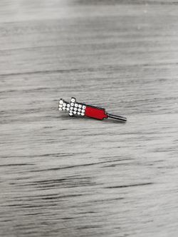 Medical-Themed Rhinestone Lapel Pin – Fashion Accessory