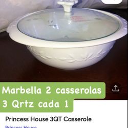 Princess House Casserole Moderna 2 De 3 Qrtz Cada 1