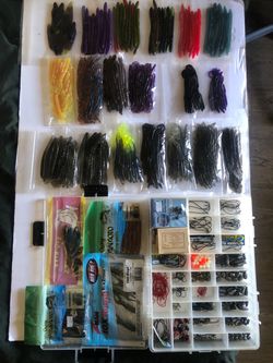 Finesse Bass Fishing Baits/Tackle Lot