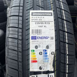 235/55/19 Bridgestone Alenza Sport A/s