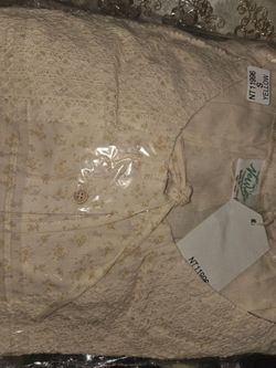 6 Blouses Crochet and light soft Linen NWT