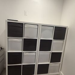 IKEA shelving 2 Units With Bins