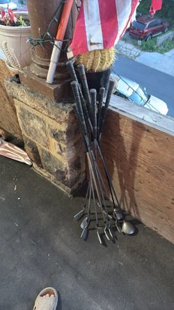 9 golf sticks