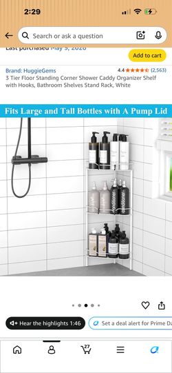 Shower caddie
