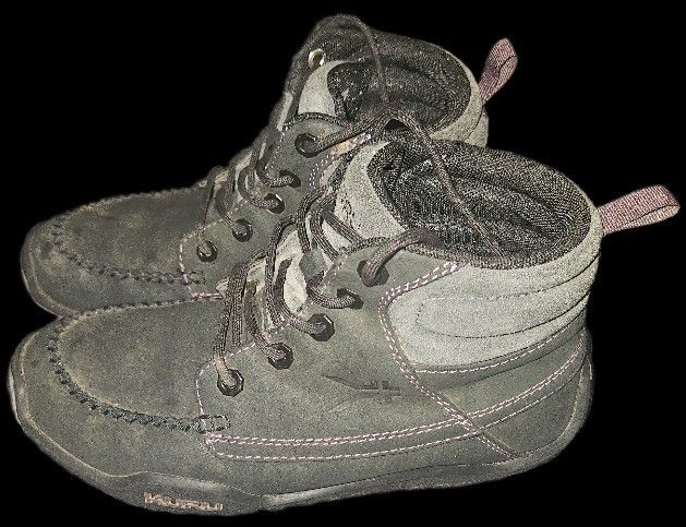 KURU Quest Black and Purple Hiking Boots