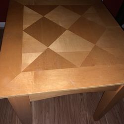 Excellent Condition Two End Table For Sale Real Wood 