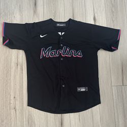 Marlins Miami Gurriel Baseball Jersey Large Black for Sale in