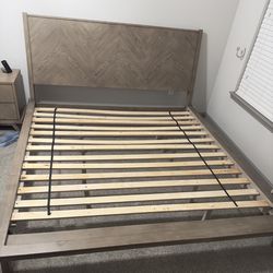 King Platform Bed - No Delivery